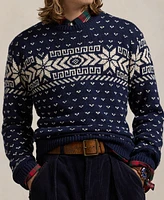 Polo Ralph Lauren Men's Snowflake Cotton-Cashmere Sweater