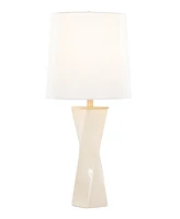 LumiSource 27" Ceramic Grandview Gallery Curvo Square Table Lamp