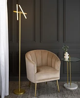 Lumisource 65" Metal Icicle Swivel Floor Lamp