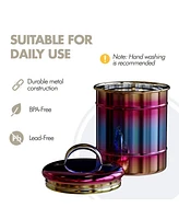 Amici Home Rainbow Metal Canister - Large