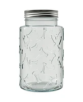 Amici Pet Bailey Bones Glass Canister - Medium