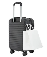 kensie Graceful Collection 2 Pc. Expandable Rolling Hardside Luggage Set