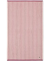 Lacoste Home Centre Mark Cotton Jacquard Stripe Bath Towel, 30" x 52"