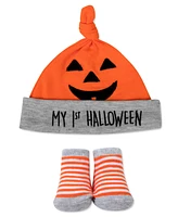 Baby Essentials Baby Boy My 1st Halloween Cap & Sock Set