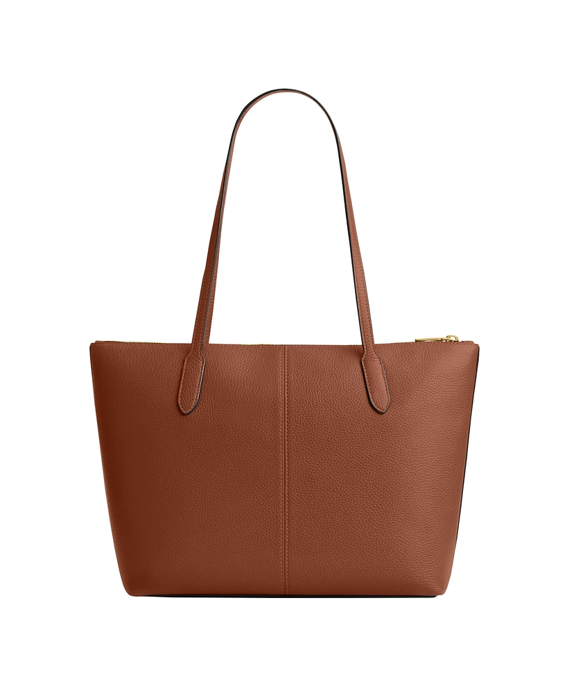 Coach Bella Pebbled Leather Tote