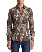 Paisley & Gray Men's Spread-Collar Floral Shirt