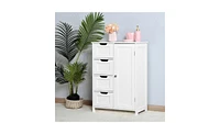 Slickblue Bathroom Storage Cabinet with Shelves Stylish and Functional Organizer