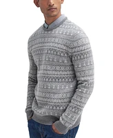 Barbour Men's Stonebeck Classic-Fit Fair Isle Wool Crewneck Sweater
