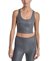 Dkny Sport Women's Cropped Racerback Tank Top