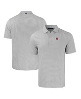 Cutter & Buck Men's Rutgers Scarlet Knights Forge Eco Double Stripe Stretch Polo