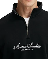 Cotton On Men's Graphic 1/4 Zip Fleece Sweatshirt