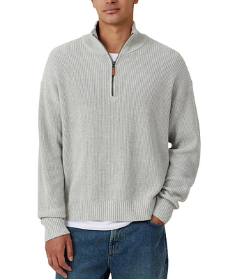 Cotton On Men's Jordan Quarter Zip Sweater