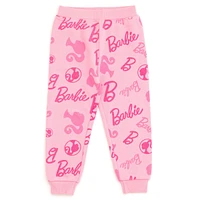 Barbie Toddler Girls Fleece Sweatshirt and Jogger Pants Outfit Set