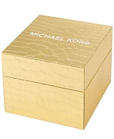 Michael Kors Men's Limited-Edition Maritime Three-Hand Black Silicone Watch 45mm