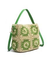 Like Dreams Meadow Mini Straw Tote Bag