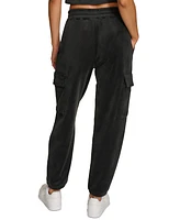 Starter Women's Tech Cord Pull-On Jogger Cargo Pants