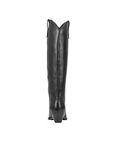 Marc Fisher Ltd Women's Ander Pointy Toe Block Heel Knee High Dress Boots