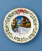 Lenox 2024 Holiday Annual Plate Winter Scene