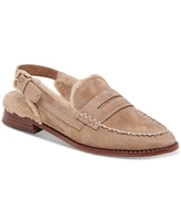 Dolce Vita Women's Hardi Plush Cozy Slingback Loafer Flats