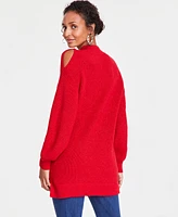 I.n.c. International Concepts Women's Cold-Shoulder Sweater, Created for Macy's