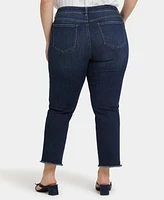 Nydj Plus Marilyn Straight Ankle Jeans