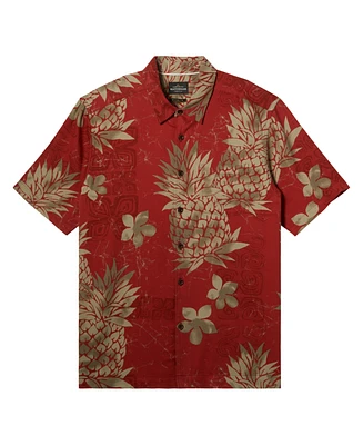 Quiksilver Waterman Men's Pineapple Bay Short Sleeve Shirt