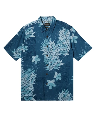 Quiksilver Waterman Men's Pineapple Bay Short Sleeve Shirt