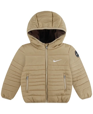 Nike Toddler Boys Hooded Quilted Fill Jacket