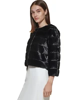 Calvin Klein Women's Faux-Fur Shrug