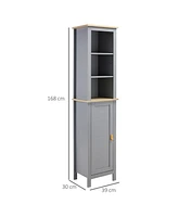 Slickblue Grey Bathroom Storage Cabinet – Sleek and Functional Organizer for Modern Bathrooms