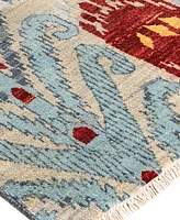 Adorn Hand Woven Rugs Indian Ooak M6013 9'1''x12'1'' Area Rug