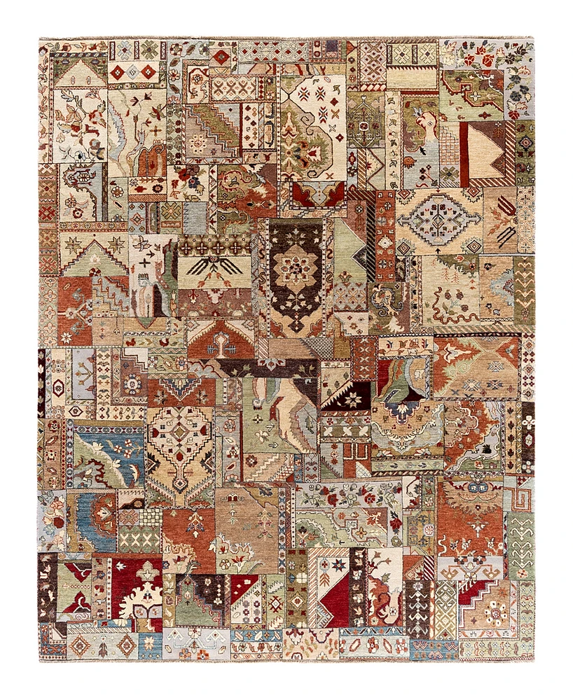 Adorn Hand Woven Rugs Indian Ooak M5757 8'3''x10'3'' Area Rug