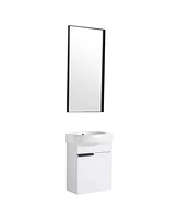 Slickblue Bathroom Vanity with Sink & Soft-Close Doors for Quiet, Modern Design