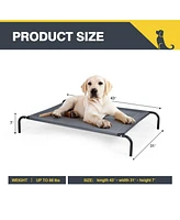 Sugift Elevated Pet Bed for Medium Large Dogs