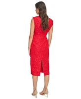 Calvin Klein Petite Brocade-Texture Sleeveless Sheath Dress