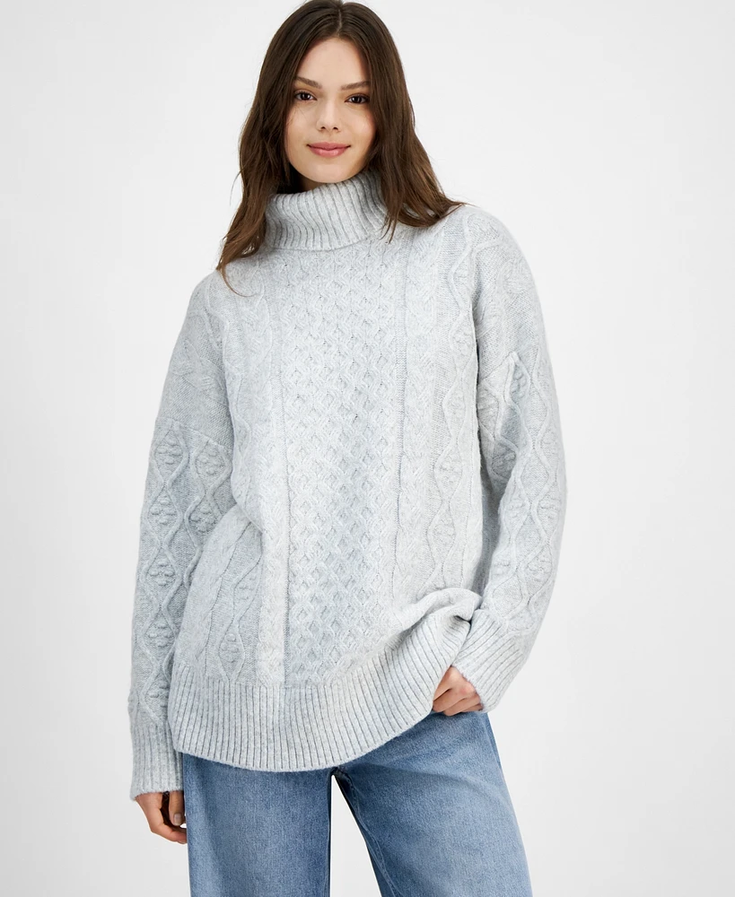 French Connection Women's Makira Cable-Knit Sweater