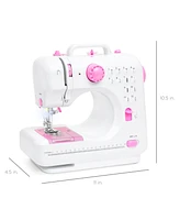 Best Choice Products 6V Portable Sewing Machine, 42-Piece Beginners Kit w/ 12 Stitch Patterns