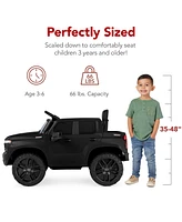 Best Choice Products 12V 2.5 Mph Licensed Chevrolet Silverado Ride On Truck Car Toy w/ Parent Remote Control