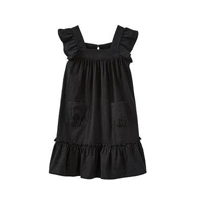 Cotton On Little Girls Luna Flutter Sleeve Dress