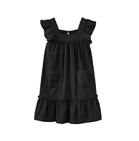 Cotton On Little Girls Luna Flutter Sleeve Dress