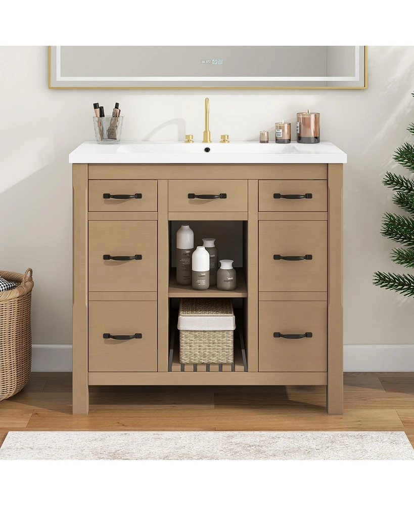 Slickblue Bathroom Vanity with Undermount Sink for a Sleek and Modern Look