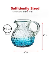 Amici Home Catalina Pitcher - Aqua