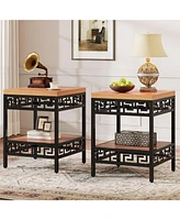 Tribesigns End Table for Living Room, 2