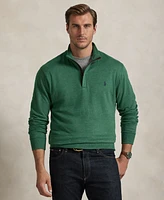 Polo Ralph Lauren Men's Big & Tall Luxury Jersey Quarter-Zip Pullover