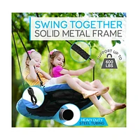 SereneLife Children s Hanging Swing Seat - Blue