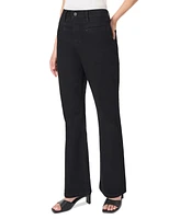 Jones New York Petite Lexington Mid-Rise Flared-Leg Jeans