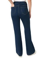 Jones New York Petite Lexington Mis-Rise Flared-Leg Jeans