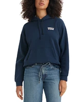 Levi's Women's Graphic Drawstring Pouch-Pocket Hoodie