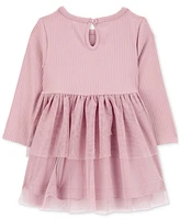 Carter's Baby Girls Ribbed Tulle Holiday Dress