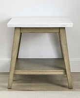 Mabell 24" Wood End Table - Natural Multi